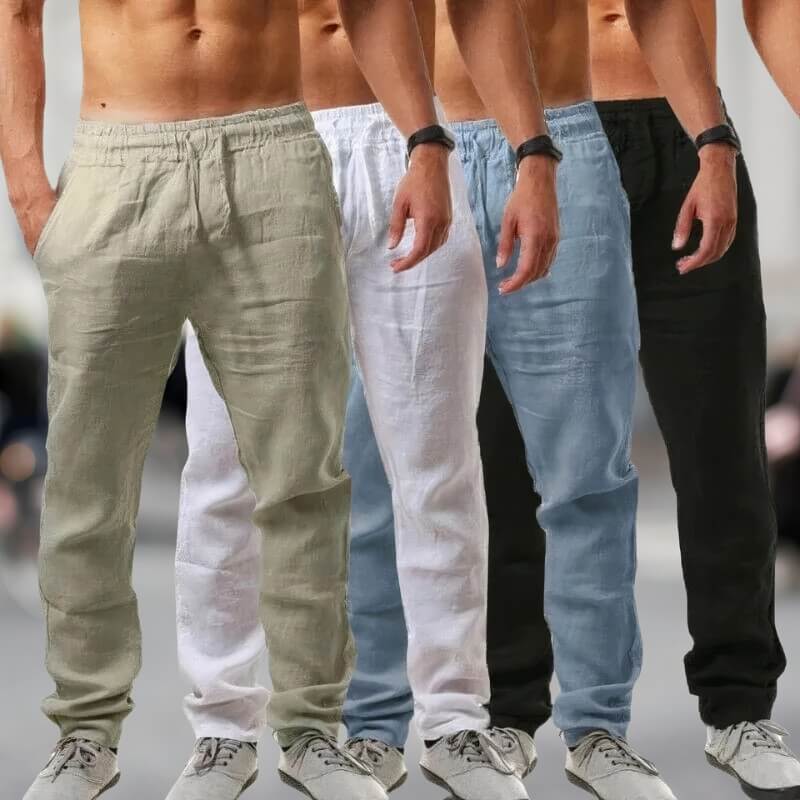 atmungsaktive Hosen in einer Collage auf einer Collage