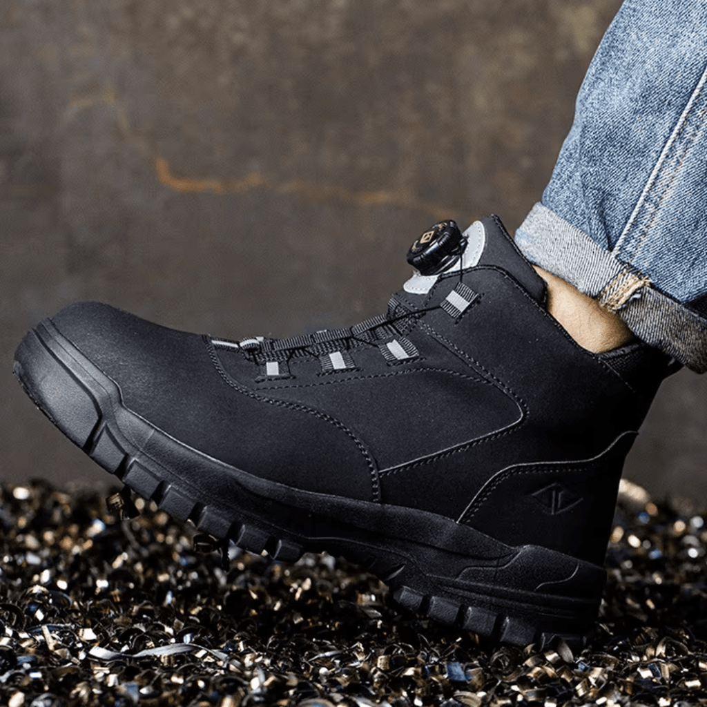Schwarz Strapazierfähige, wasserdichte Wanderschuhe