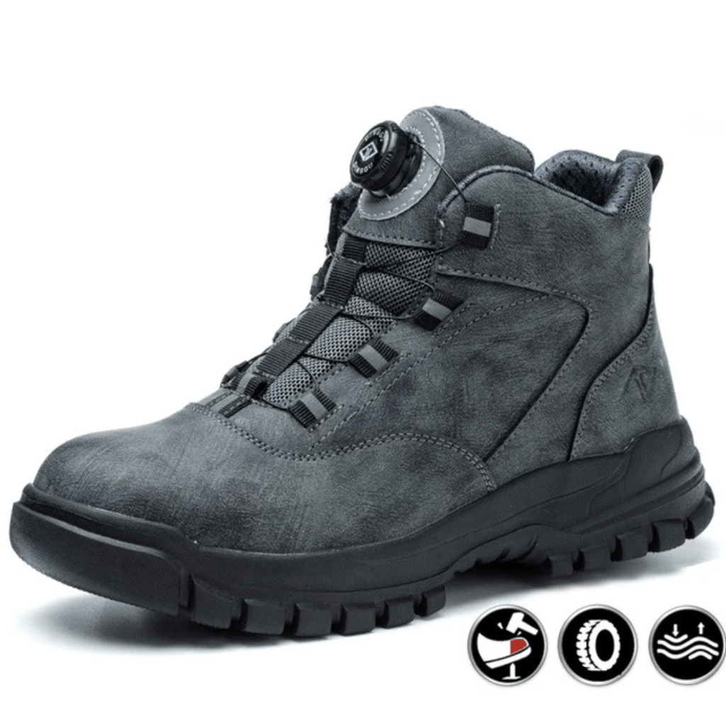 Grau Strapazierfähige, wasserdichte Wanderschuhe