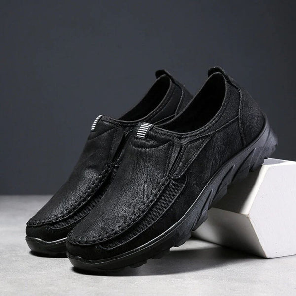 Herren Freizeitschuh in Braun für Alltag und Freizeit, Slipper-Design