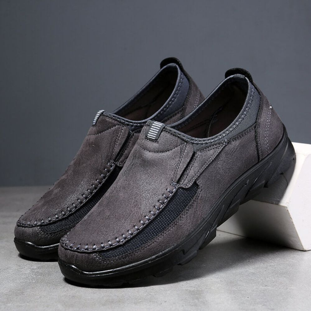 Herren Freizeitschuh in Braun für Alltag und Freizeit, Slipper-Design