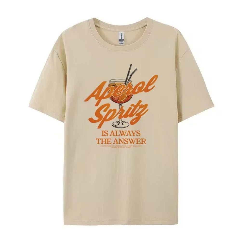 Sommer Damen T-Shirt mit Aperol Print