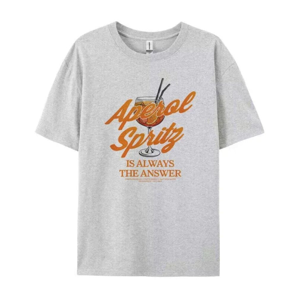 Sommer Damen T-Shirt mit Aperol Print