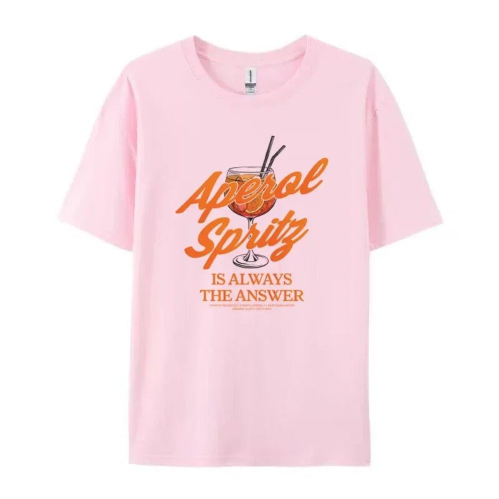 Sommer Damen T-Shirt mit Aperol Print