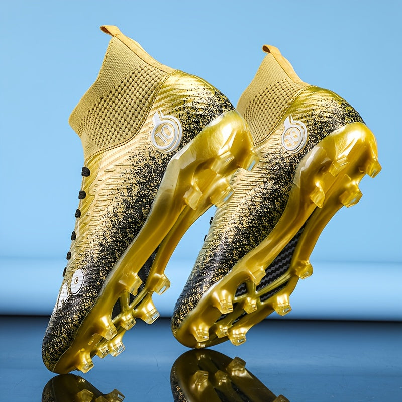Gold Fußballstollenschuhe Hochleistung