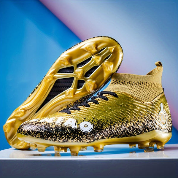 Gold Fußballstollenschuhe Hochleistung