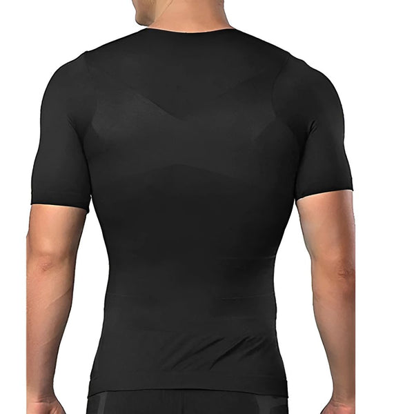 Figurformendes Herren Kompressionsshirt für Alltag und Sport