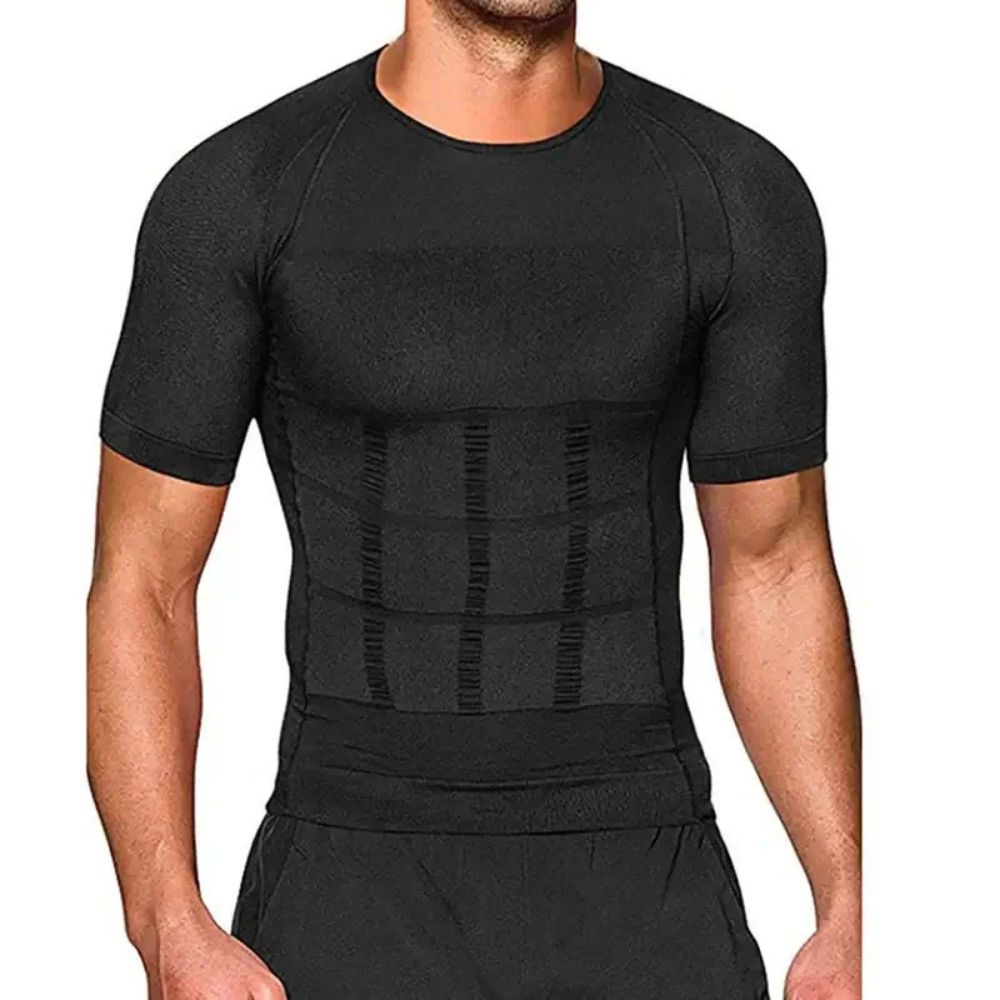 Figurformendes Herren Kompressionsshirt für Alltag und Sport